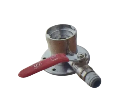 [810526] 811307 SOCLE DE RINCAGE TYPE S AVEC VANNE METALLIQUE + BOUCHON