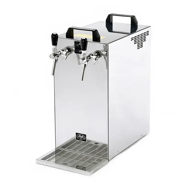 Kit tireuse à bière 2 becs avec compresseur air intégré (comp. 2 têtes de soutirage et tuyaux)