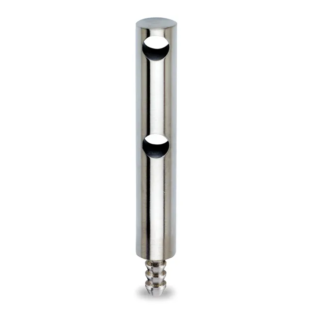 Support double traversant, fixation sur bois Leentje